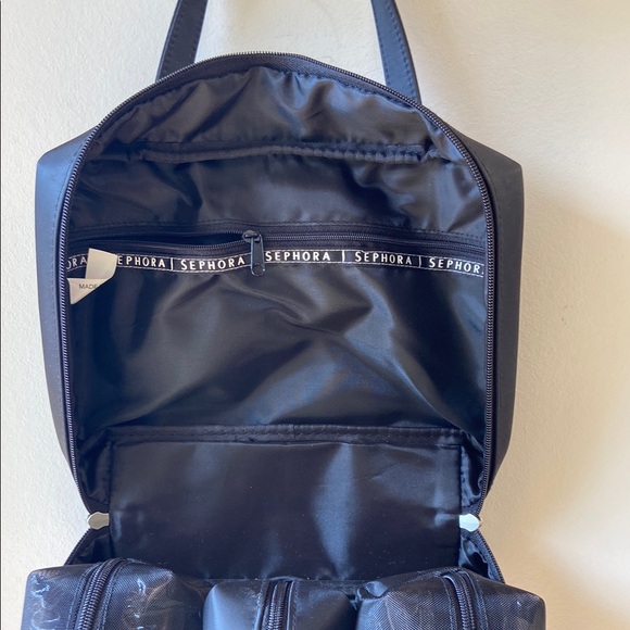 Sephora Black Toiletry/Makeup Bag Classic Design - Picture 3 of 4